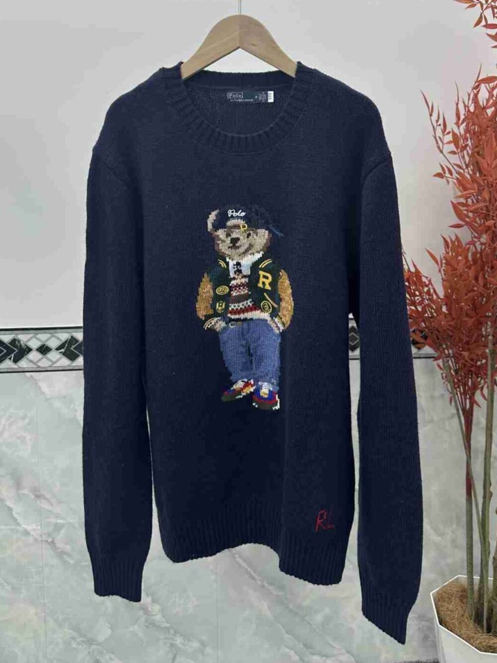 Polo Ralph Lauren Iconic Bear Graphic Knit Sweater - Picture 2 of 6
